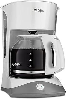 Mr. Coffee 12-Cup Coffee Maker, White